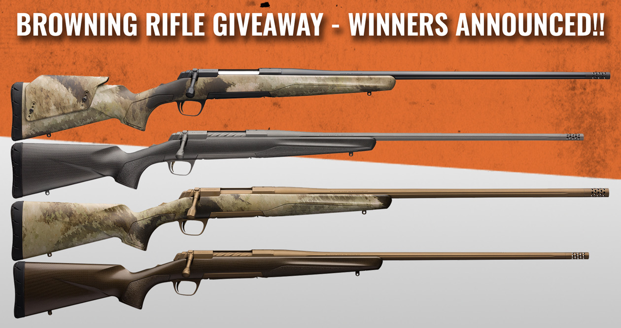 Browning X-Bolt rifle with walnut stock in a hunting camp setting